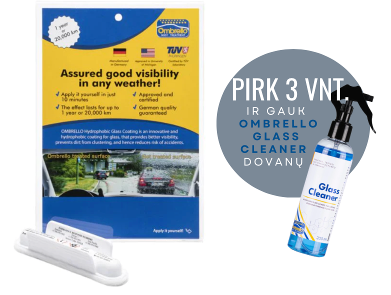 Ombrello Hydrophobic Glass Coating